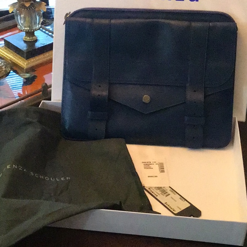 NWT Proenza Schouler Blue Bag Computer Tablet NWT